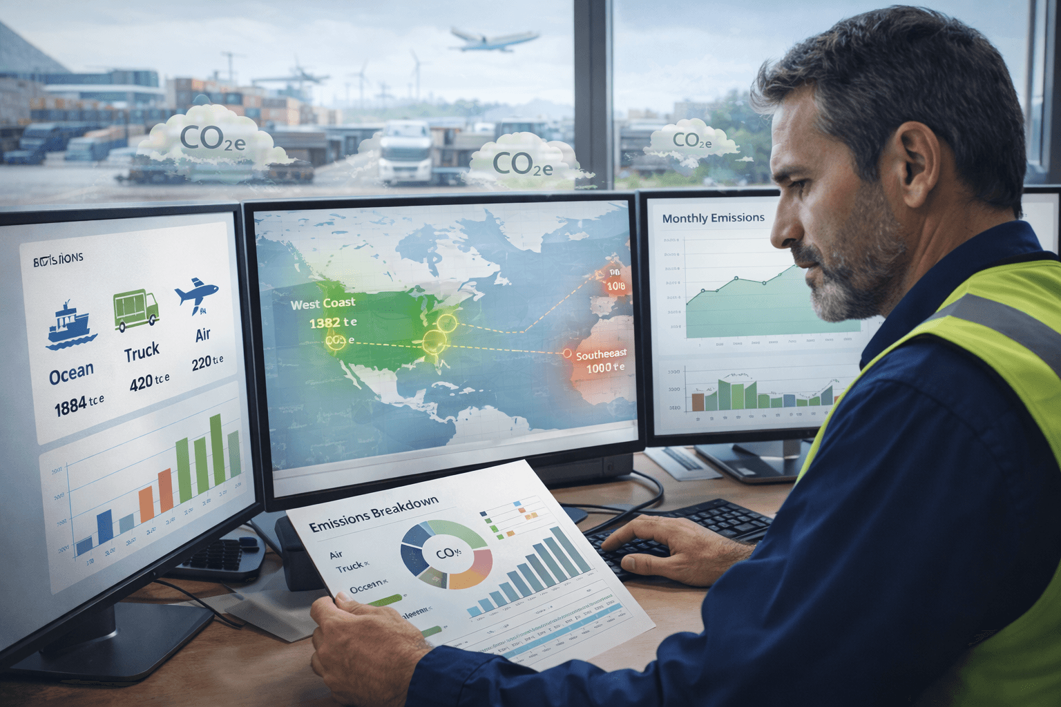 Understand emissions across your network