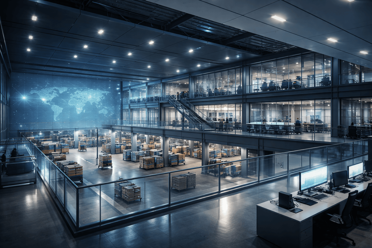 Logistics control environment